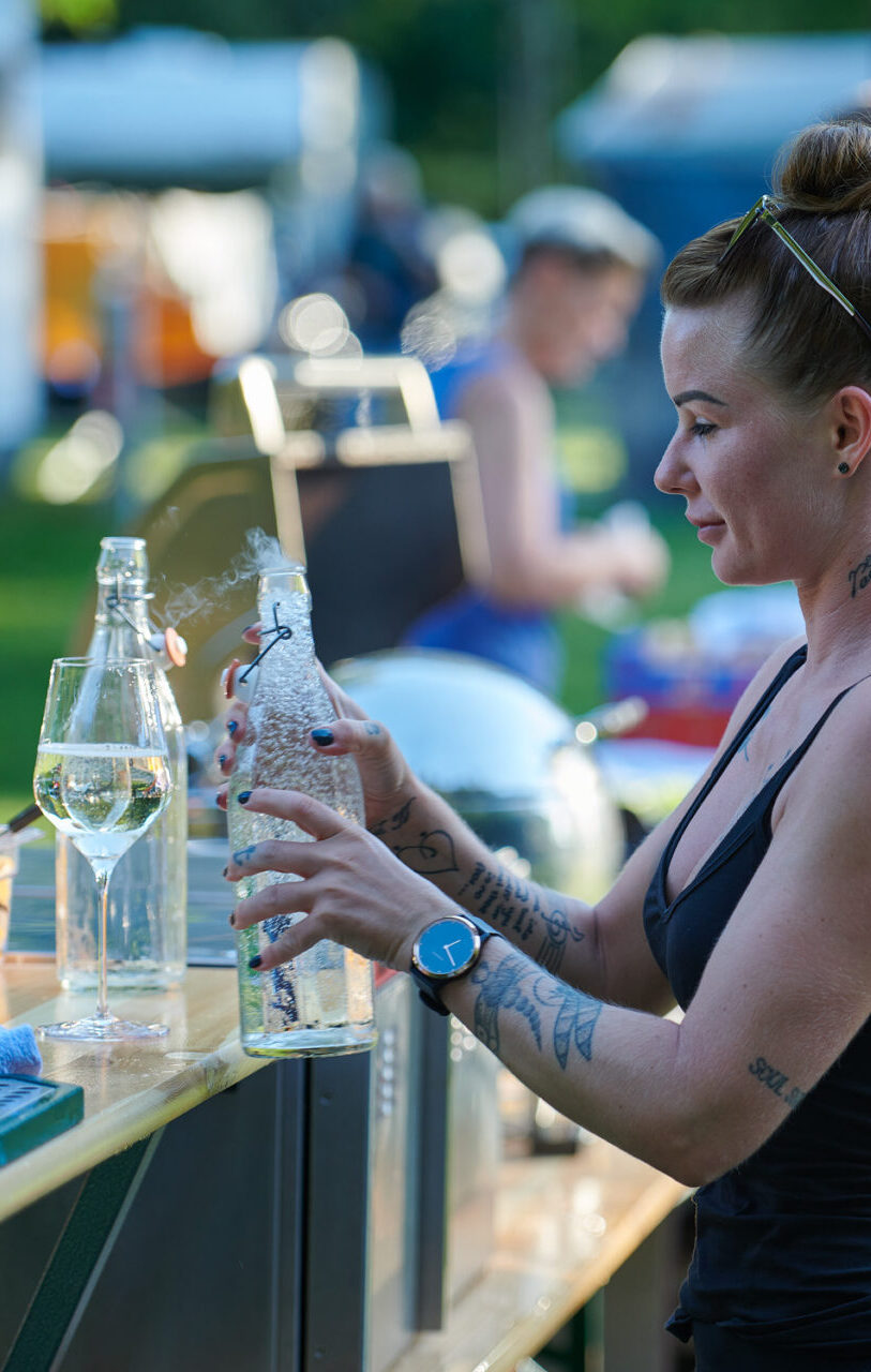 Grillen am Camping Dornbirn